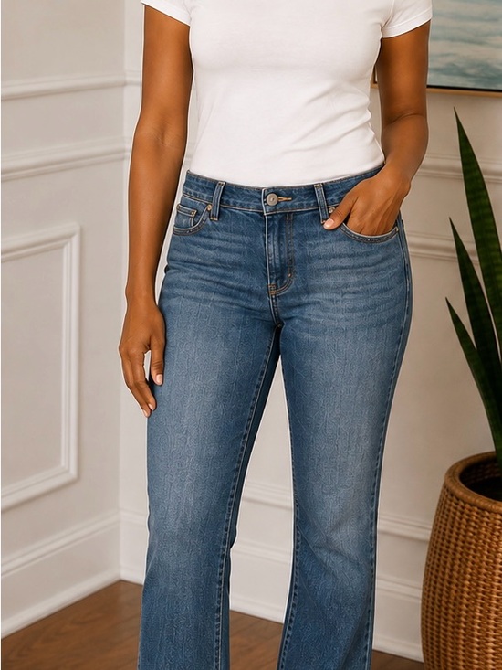 LOFT Denim - LOFT Bootcut Jeans in Medium Blue Wash